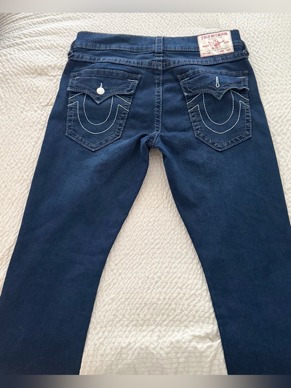 True Religion Navy Relaxed Straight-Leg Men’s Jeans